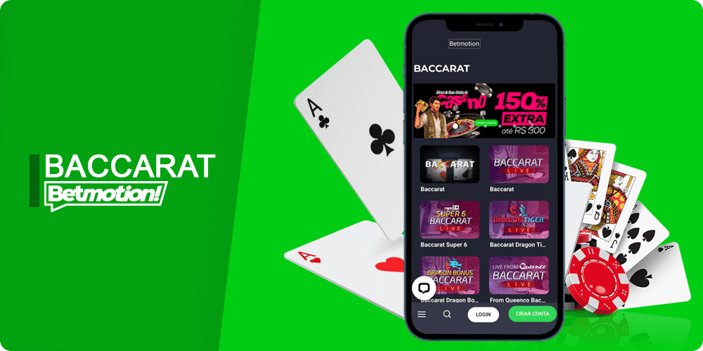 Lista dos mais populares Jogos de Baccarat do Betmotion