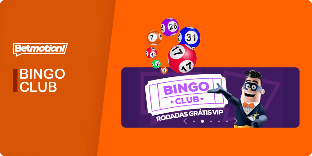 Breve informação sobre o Betmotion Bingo Club