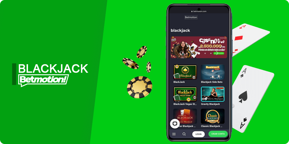 Pequena lista dos jogos de Blackjack mais populares do Betmotion