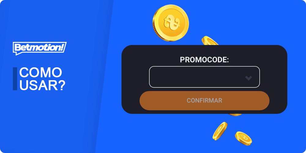 Manual Como Usar o Codigo Promocional Betmotion