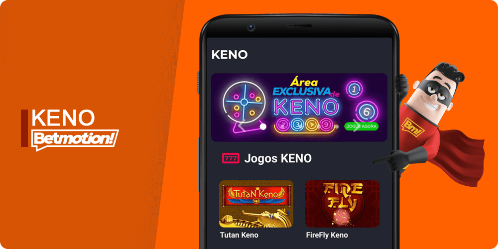 Lista dos jogos Betmotion Keno mais populares