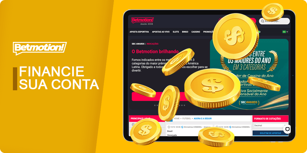 Etapa 2. Financie sua conta: Depois de criar uma conta, você precisa depositar dinheiro em sua conta BetMotion. Você pode fazer isso clicando no botão “Depositar” no painel de controle de sua conta e escolhendo o método de pagamento de sua preferência