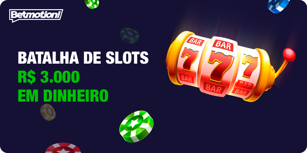 Participe de uma promoção especial - Batalha de Slots do Betmotion e tenha a chance de ganhar bônus adicionais